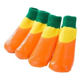 4 Pcs Dog Knitted Socks