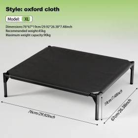 The Bi-material Pet Bed Is Breathable Mesh (Option: NJB  XL)