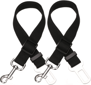 2pcs Pet Dog  Car Seat Belt Safety Leash Vehicle Seatbelt Harness (colour: red, Specification (L * W): 2pcs)